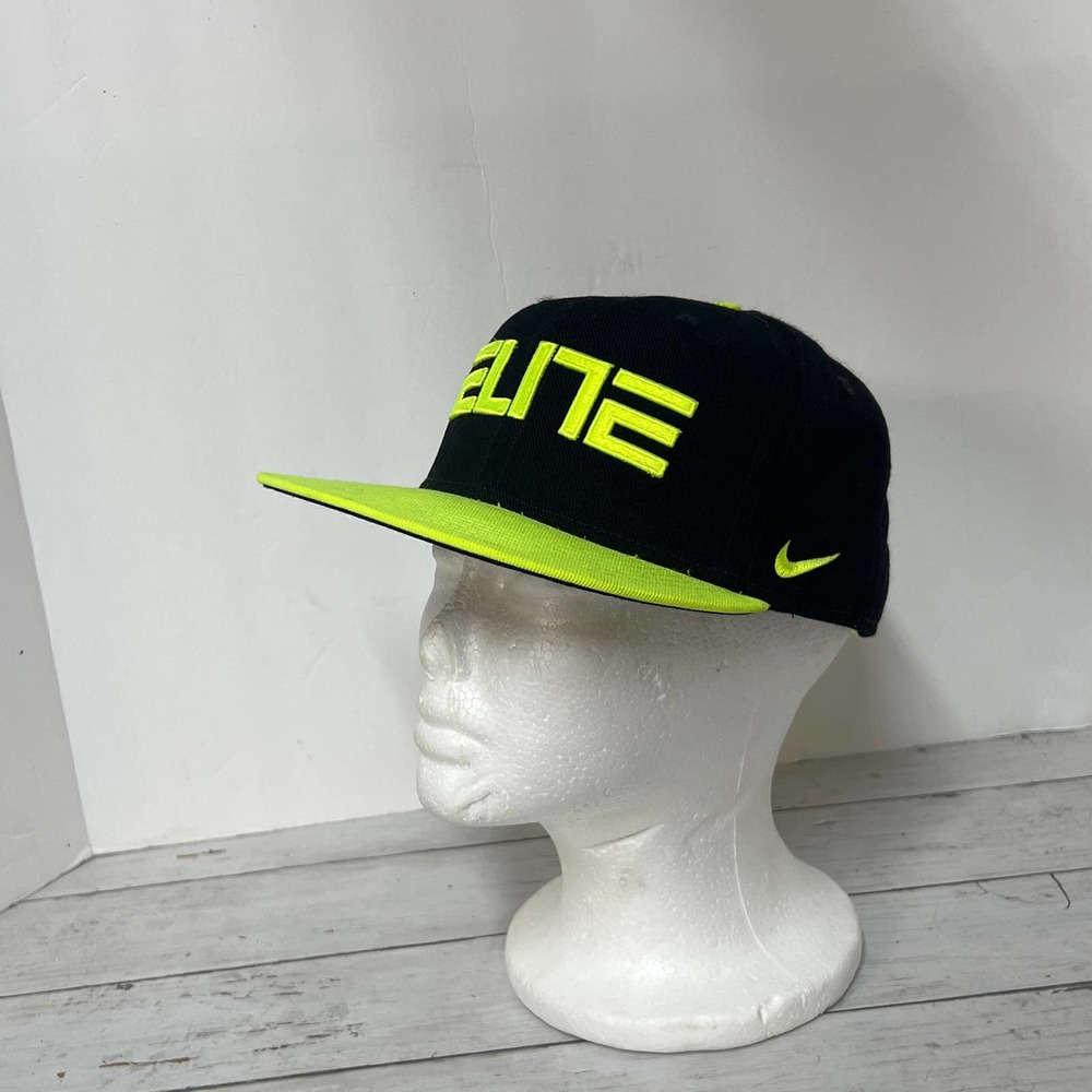 Nike Elite True Hat- SnapBack- Neon Green and Black